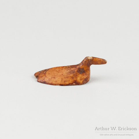 Excavated Walrus Ivory Game Bird_A