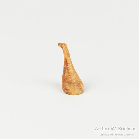 Tall Excavated Walrus Ivory Game Bird