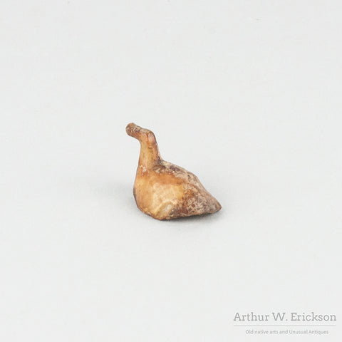 Excavated Walrus Ivory Gaming Bird Piece