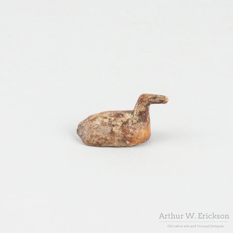 Excavated Walrus Ivory Gaming Bird Piece