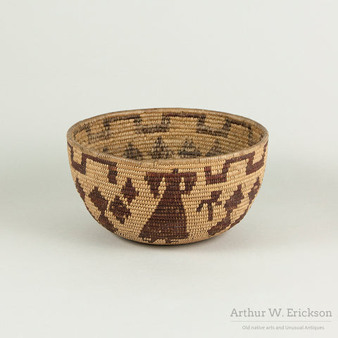 Maidu Figural Basket