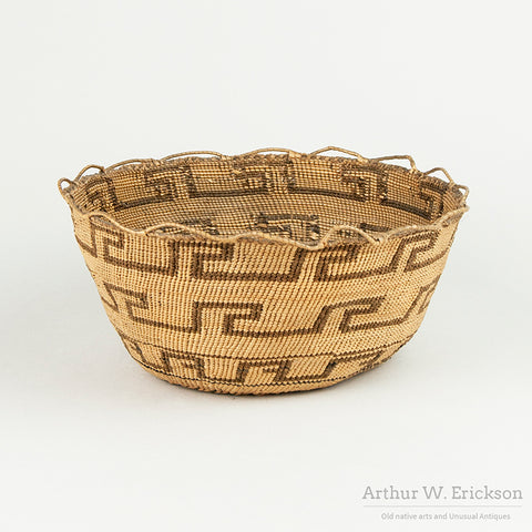 Finely Woven Chehalis Basket