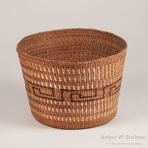 Finely Woven Tsimshian Basket
