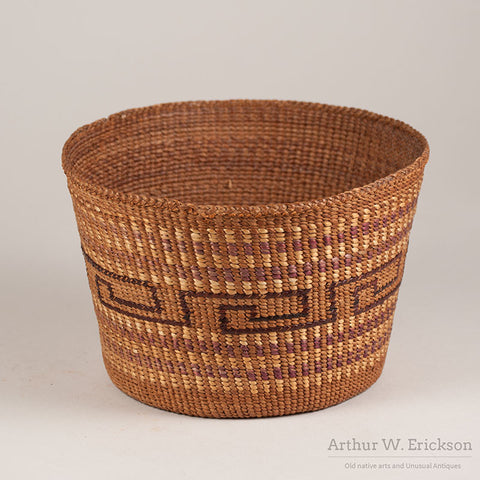 Finely Woven Tsimshian Basket