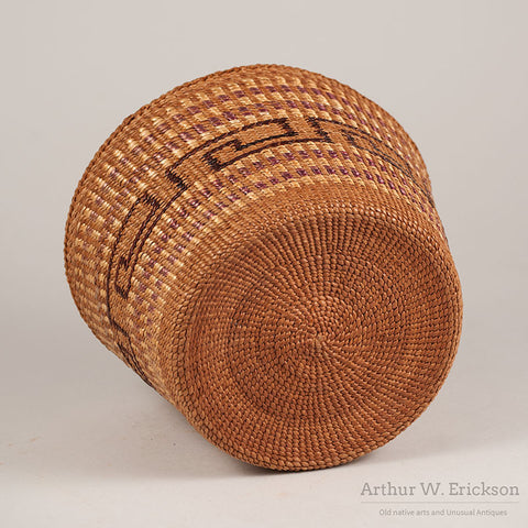 Finely Woven Tsimshian Basket