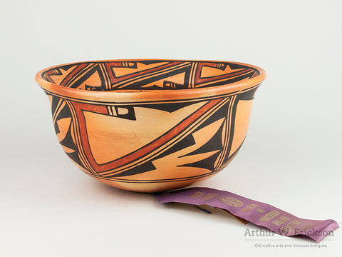 First Prize Hopi Bowl by Violet Huma