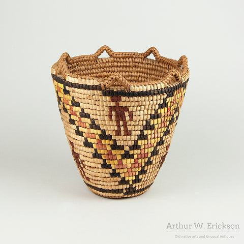 Elsie Thomas Fully Imbricated Figural Basket