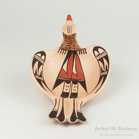 Garnet Pavatea Hopi Bird Bowl