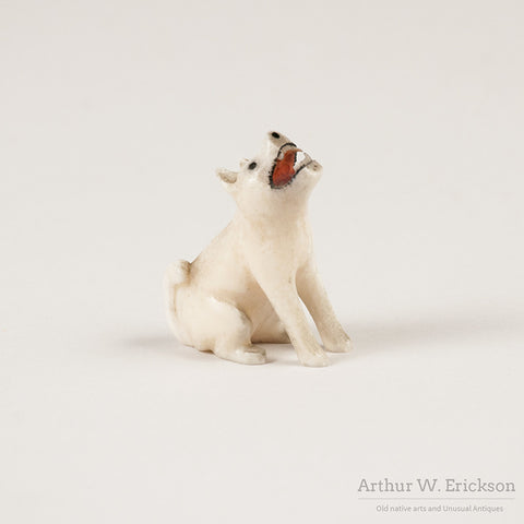 Eskimo  Ivory Howling Husky - Arthur W. Erickson - 1
