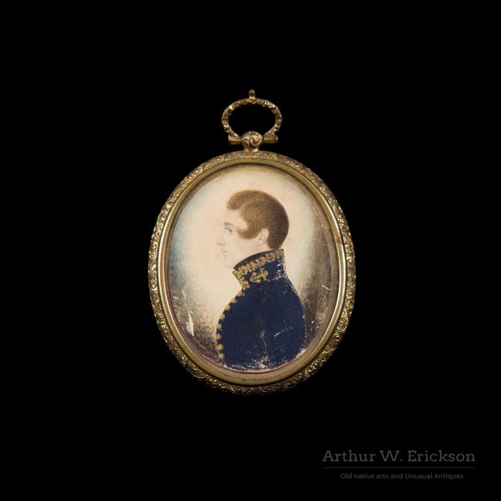 J.H. Gillespie Miniature Portrait - Arthur W. Erickson