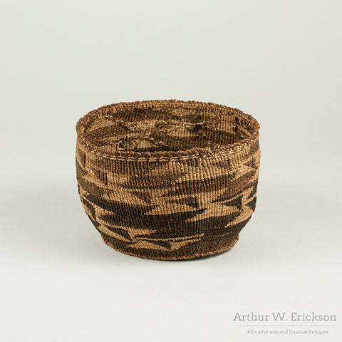 Klamath Basket with Intricate Design