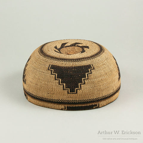 Large Northern California Basketry Hat