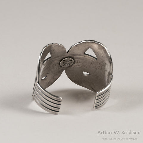 Los Castillos Heavy Sterling Silver Bracelet - Arthur W. Erickson - 5
