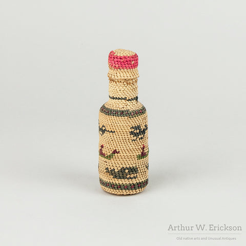 Nuu-Chah-Nulth Basketry Covered Bottle
