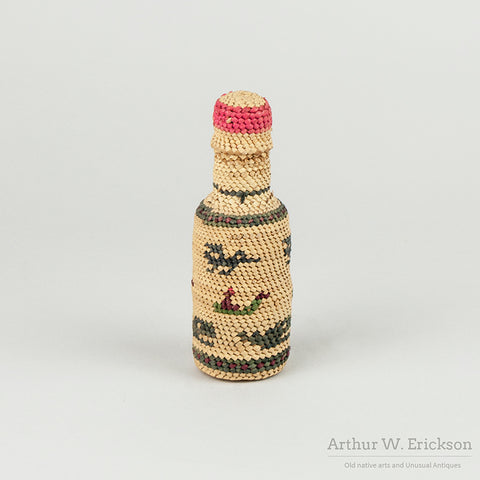 Nuu-Chah-Nulth Basketry Covered Bottle