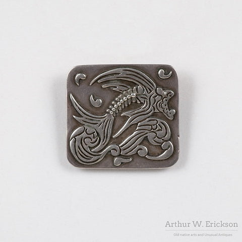 Taxco Silver Fish Pin - Arthur W. Erickson - 1
