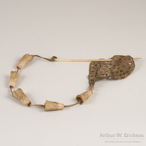 19th C Native American "Ring and Pin" Game - Arthur W. Erickson - 8