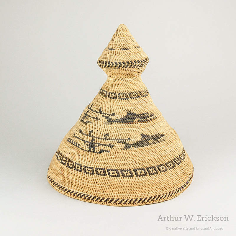 Nuu-Chah-Nulth Whaler's Hat