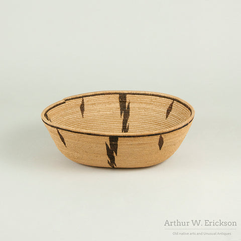 Exceptionally Finely Woven Panamint Basket