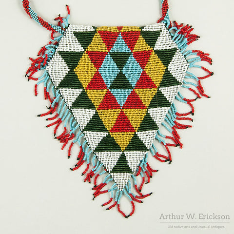 Pit River Loom Beaded Bag with Strap