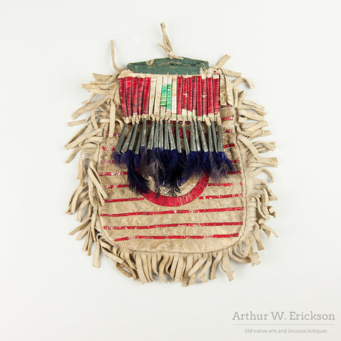 Plains Quilled and Fringed Bag