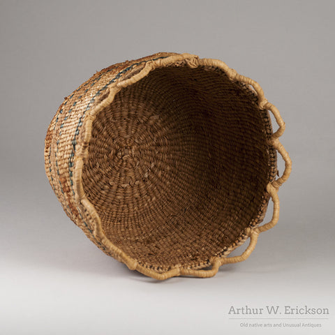 Quinault Basket with Dogs - Arthur W. Erickson - 7