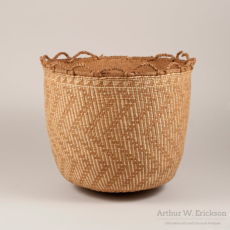 Quinault Basket with Loops