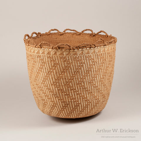 Quinault Basket with Loops