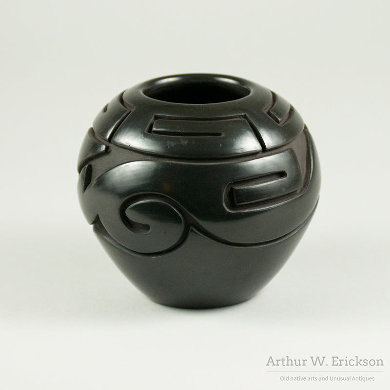 Santa Clara Blackware Jar by Vickie Martinez