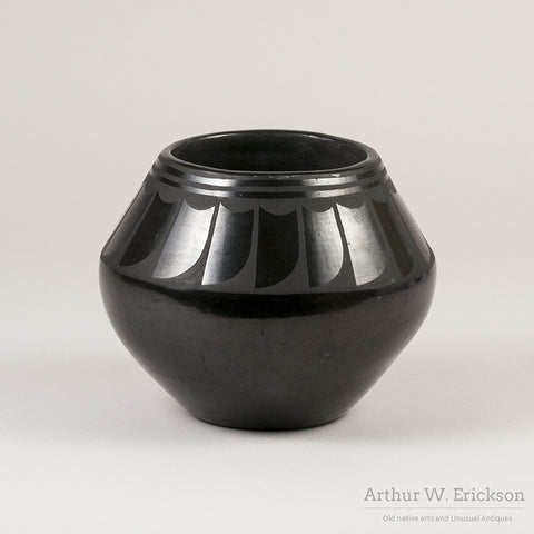 Maria and Julian San Ildefonso Pottery Jar - Arthur W. Erickson - 1