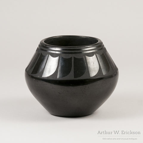 Maria and Julian San Ildefonso Pottery Jar - Arthur W. Erickson - 2