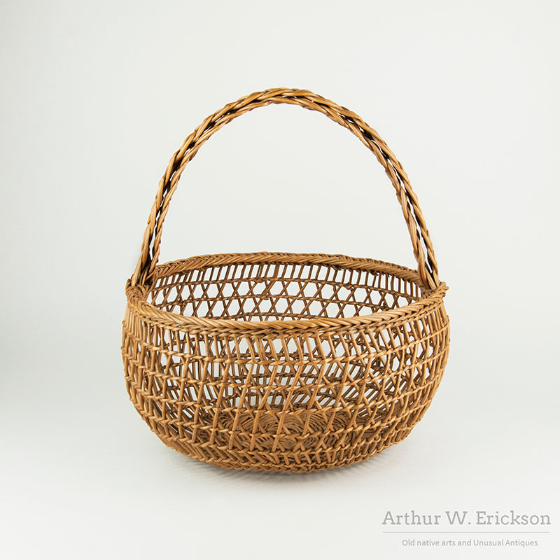 Siletz Open Weave Double Handle Basket