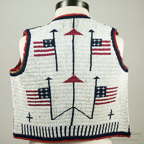Sioux Child's Vest with Eight Flags