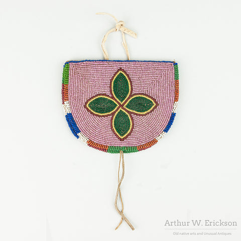 Small Plateau Beaded Belt Pouch