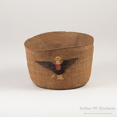 Tlingit Eagle Figural Basket - Arthur W. Erickson - 2