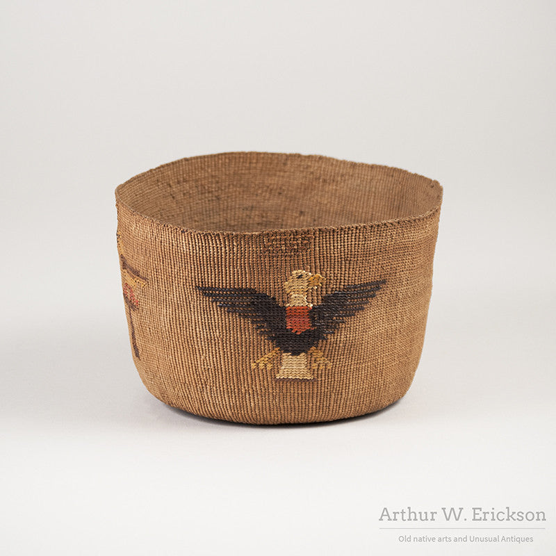 Tlingit Eagle Figural Basket - Arthur W. Erickson - 1