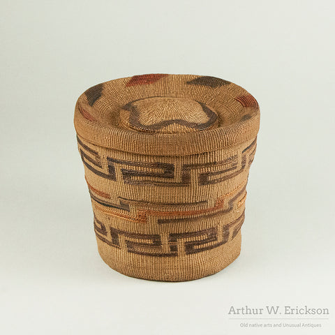 Tlingit Rattletop Basket