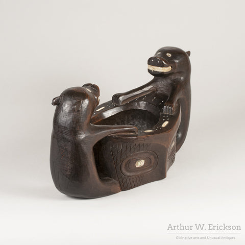 Tlingit Carved Bowl by Walton & Bean