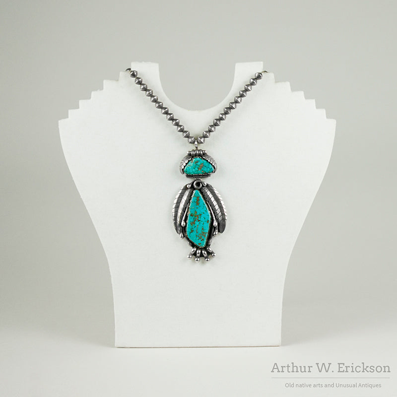 Stunning Vintage Native American Jewelry Navajo Turquoise Sterling Silver Carl Luthy Pin Pendant Stunning Vintage Native American Jewelry Navajo Turquoise Sterling Silver Carl Luthy Pin Pendant