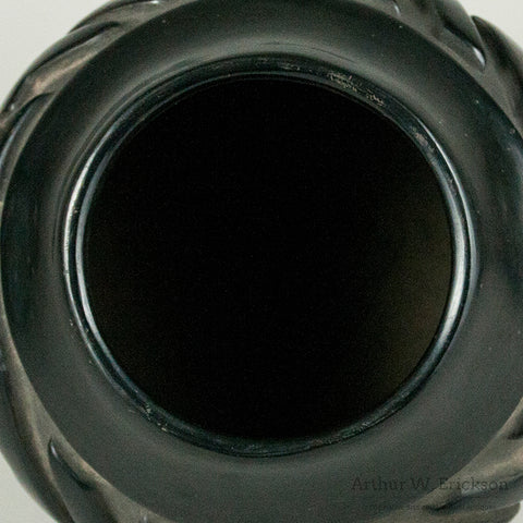 Santa Clara Incised Blackware Jar