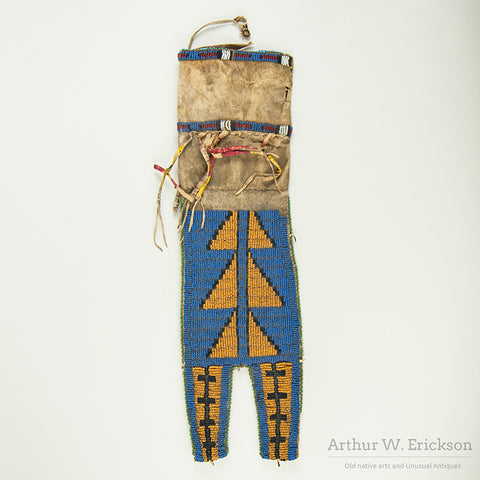 Unusual 19th C Pipe Bag Collected by Col. George A Forsyth