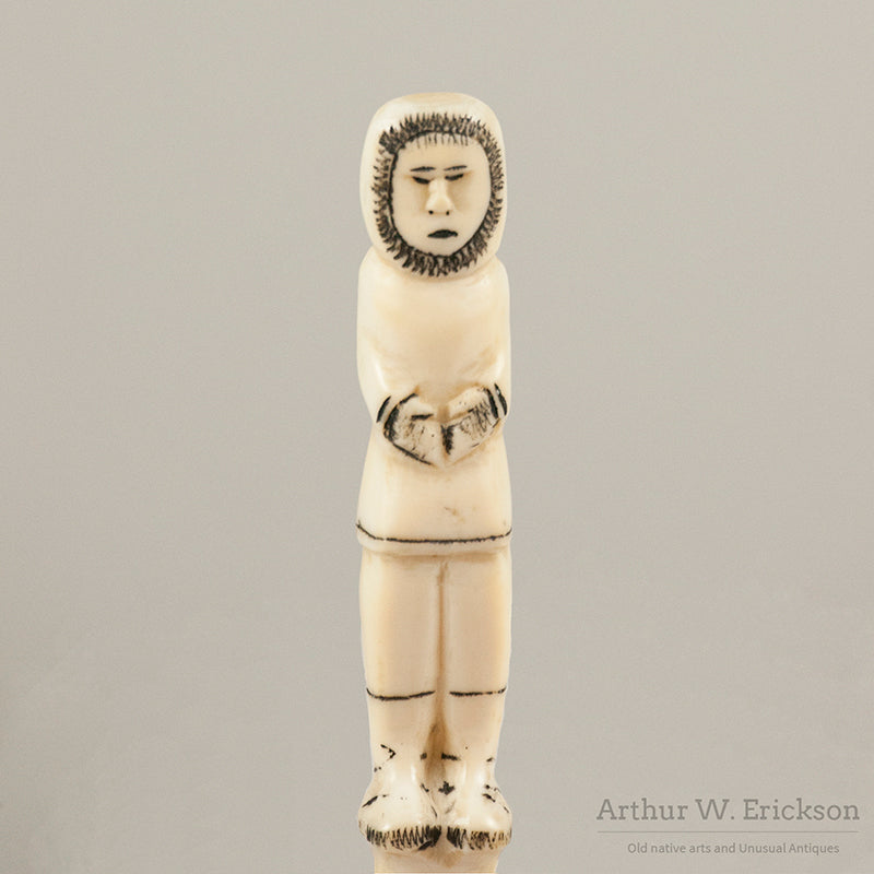 Vintage Eskimo Walrus Ivory Souvenir Letter Opener