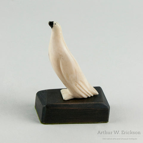 Walrus Ivory Carved Snow Goose