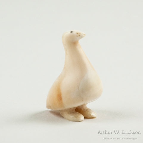 Walrus Ivory Carved Goose