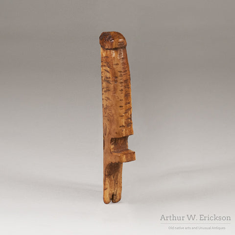 Excavated Eskimo Ivory Drum Handle - Arthur W. Erickson - 5