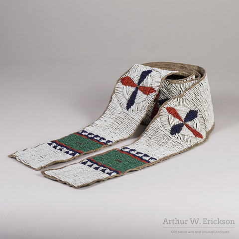Sioux Beaded Blanket Strip - Arthur W. Erickson - 1