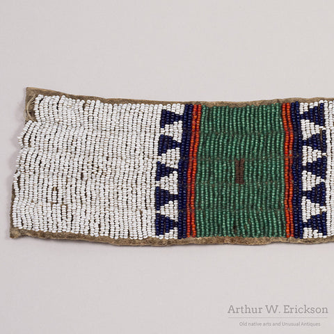 Sioux Beaded Blanket Strip - Arthur W. Erickson - 4